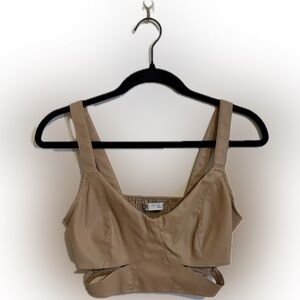 Zara Women's S Beige Crop Tank